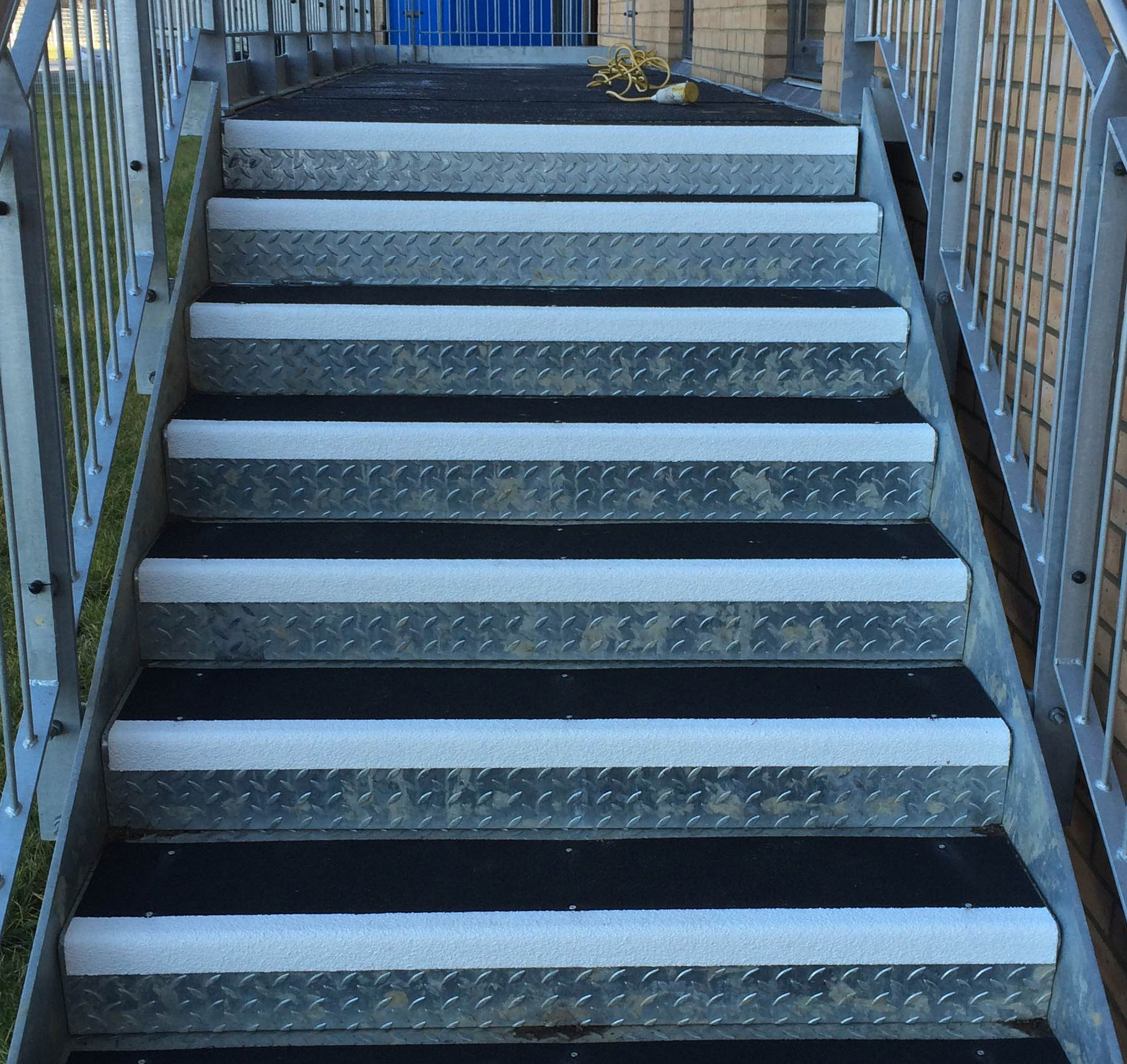 Anti-Slip GRP Stair Treads from GripClad - Stair Tread Covers